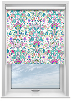 Bangalore, Turquoise - Roller Blind